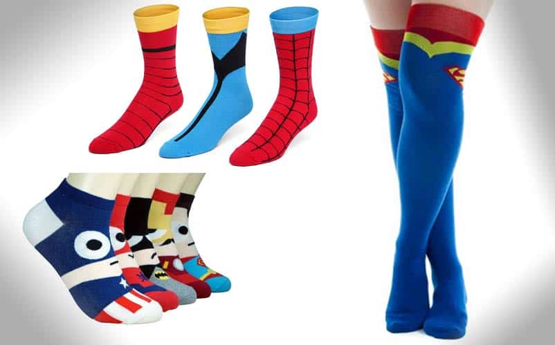 Captain America Knee High Socks Size 9-11 Officially Licensed Marvel Comics