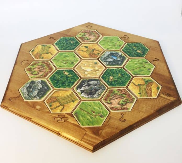 settlers of catan wood