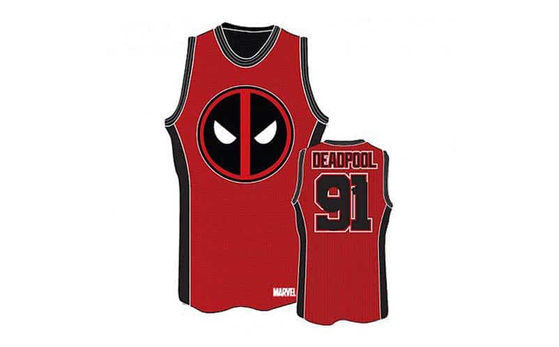 Deadpool basketball jersey