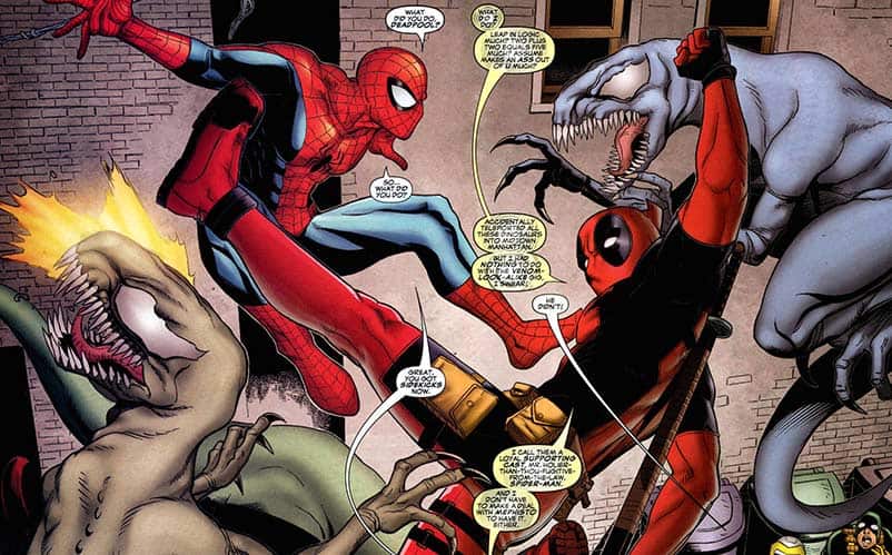 spiderman and deadpool