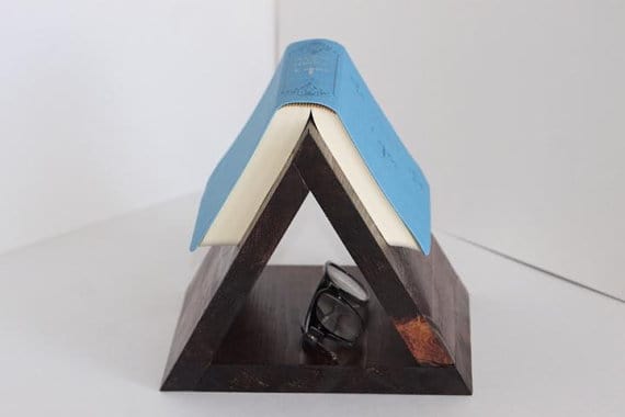 Book and Glasses Holder Stand