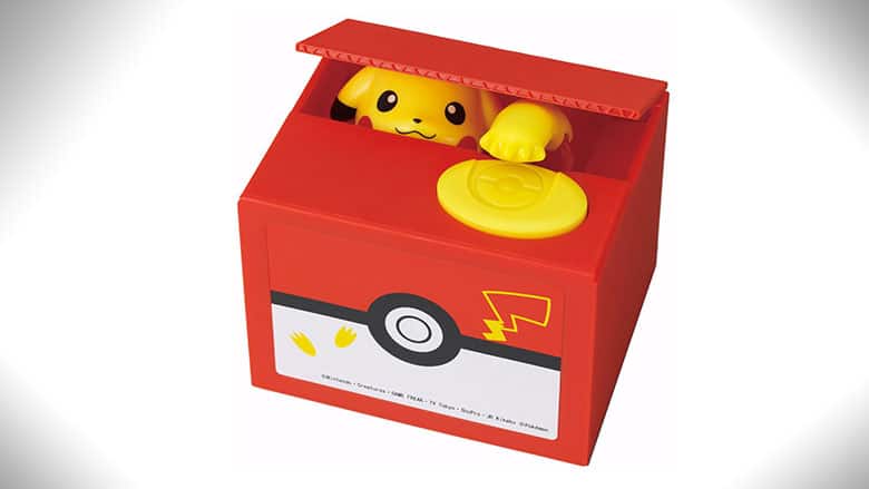 Pokemon Pikachu Moving Electronic Coin Money Piggy Bank Savings Box Xmas Gift Y8 