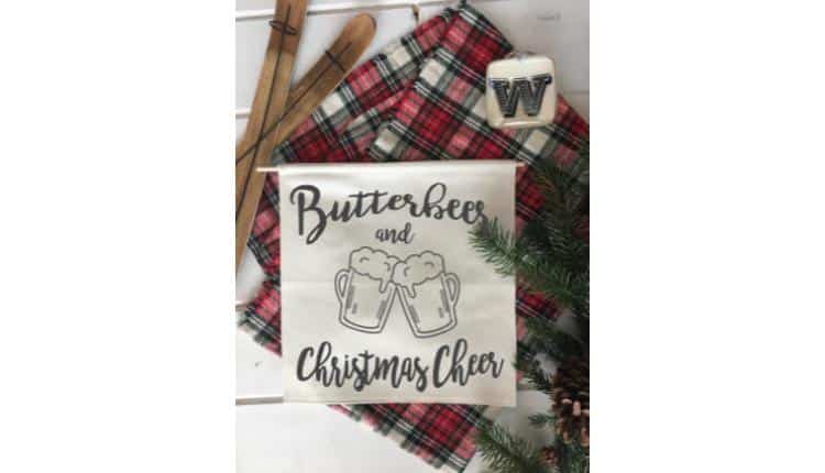 Butterbeer and Christmas Cheer Banner