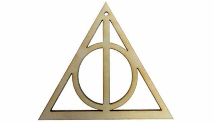 Details about   Harry Potter 1.25" Ornament Always with Deathly Hallows symbol Black Christmas 