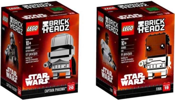 Star Wars LEGO BrickHeadz Captain Phasma and Finn