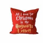 hogwarts letter pillow