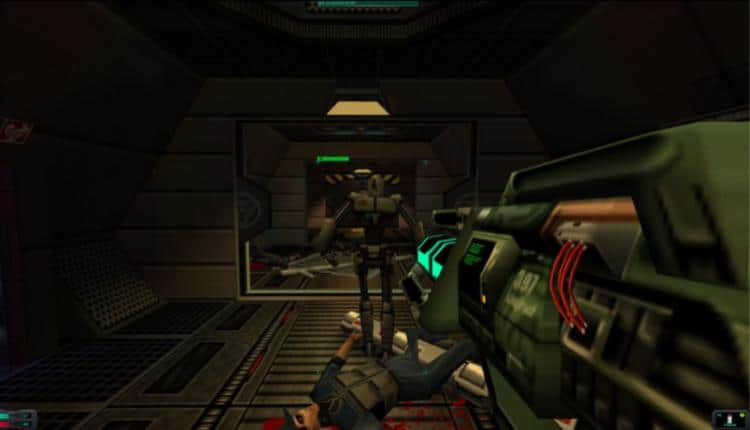 A screenshot of System Shock 2 gameplay