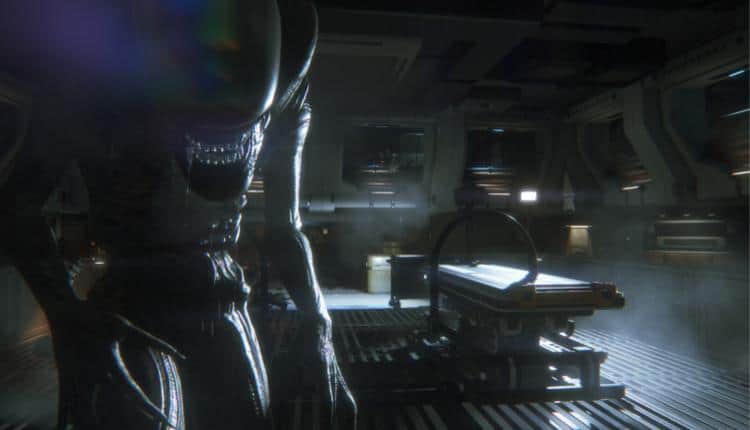 A screenshot of Alien Isolation gameplay
