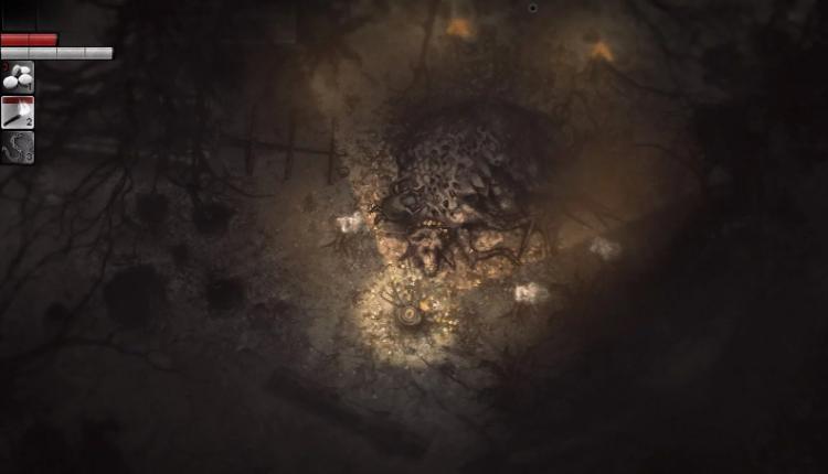 A screenshot of Darkwood gameplay