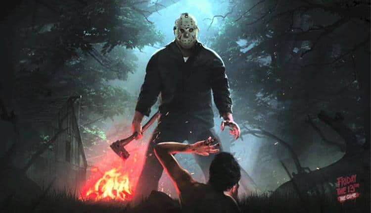 A promotional image for Friday the 13th The Game
