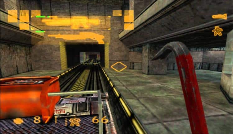 A screenshot of Half-Life gameplay