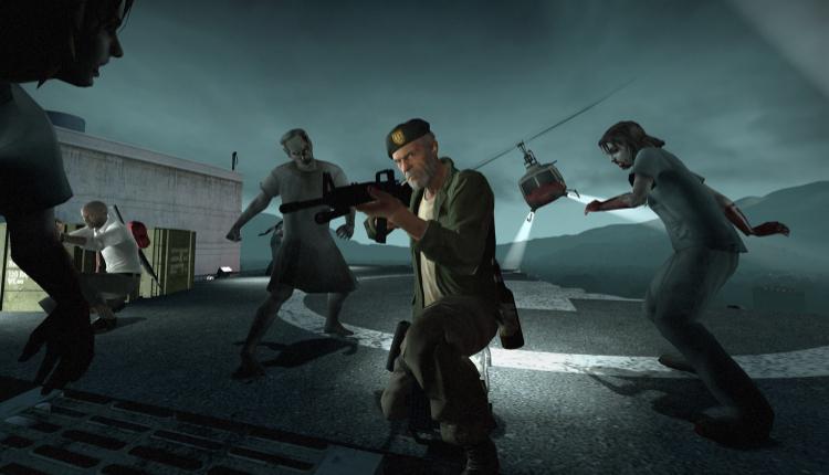 A screenshot of a Left 4 Dead cutscene