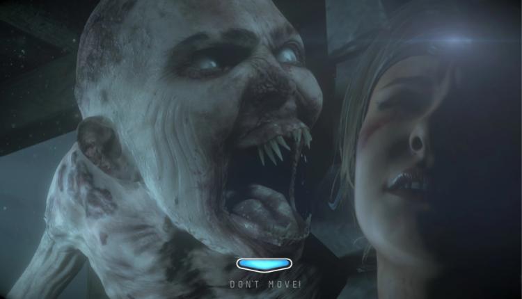 A screenshot of Until Dawn gameplay
