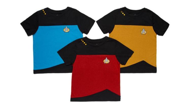 Star Trek TNG Unifrom Toddler Shirts