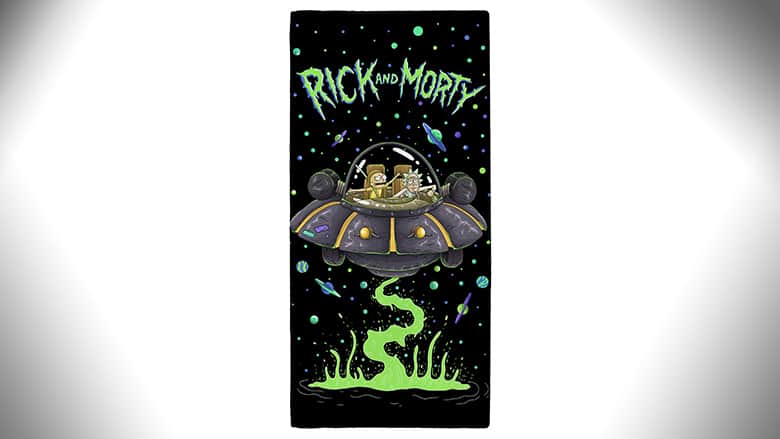 Rick and Morty Beach Towel: 