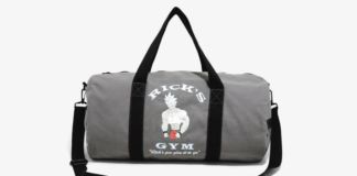 rick and morty gym bag