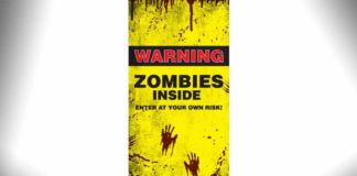 zombies inside door cover