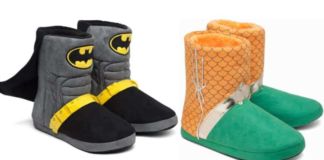 New Batman and Aquaman Slippers Available Now