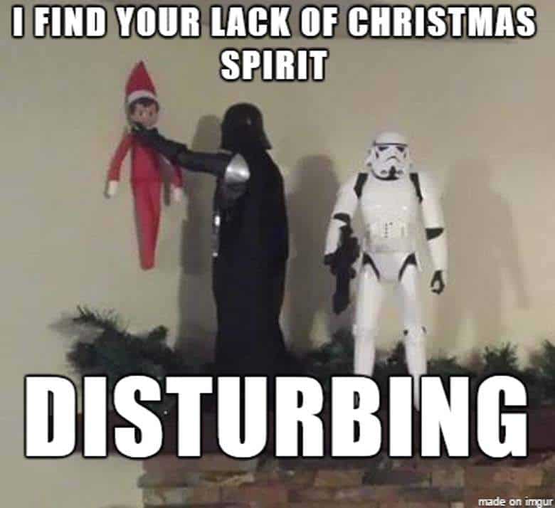 i find your lack of cheer disturbing