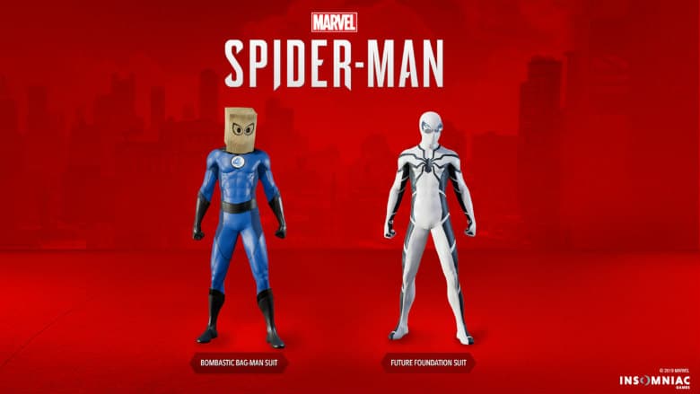Spider-Man Fantastic Four Suits