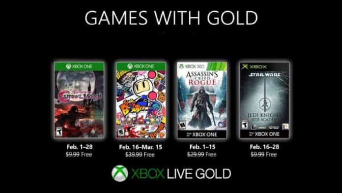 February Games with Gold