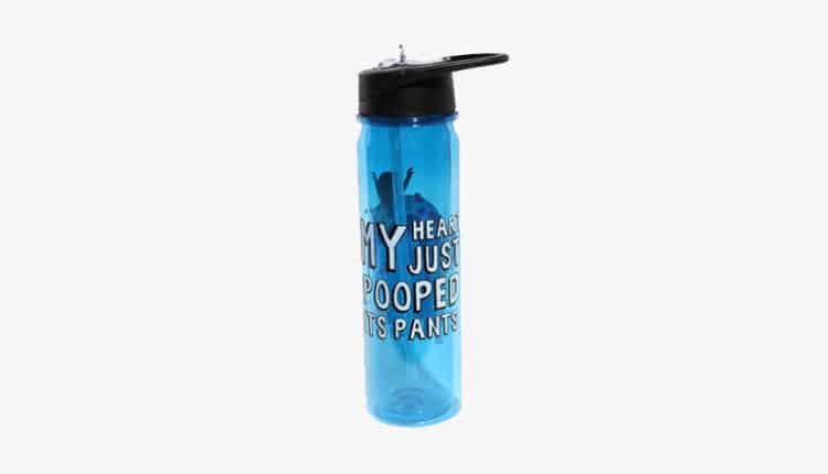 tina heart water bottle