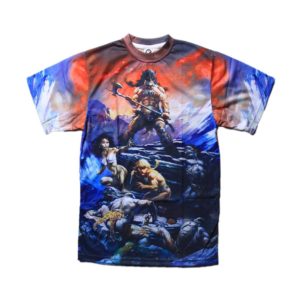 sublimated fire and ice shirt