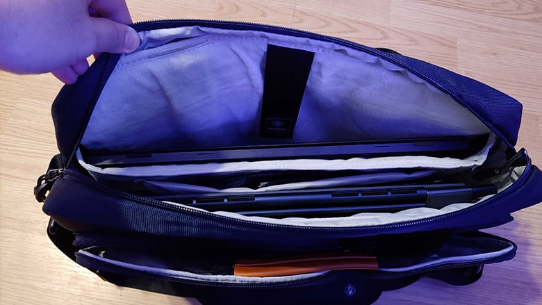 linq touch in laptop bag