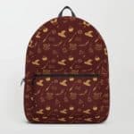 gryffindor pattern backpack