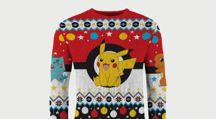 pokemon christmas sweater