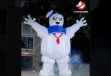 ghostbusters inflatable stay puft marshmallow
