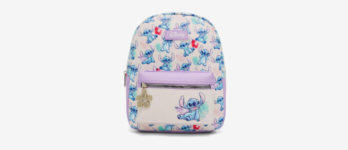lavendar stitch backpack